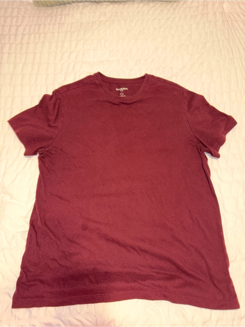Goodfellow & Co Crewneck T-Shirt in Burgundy